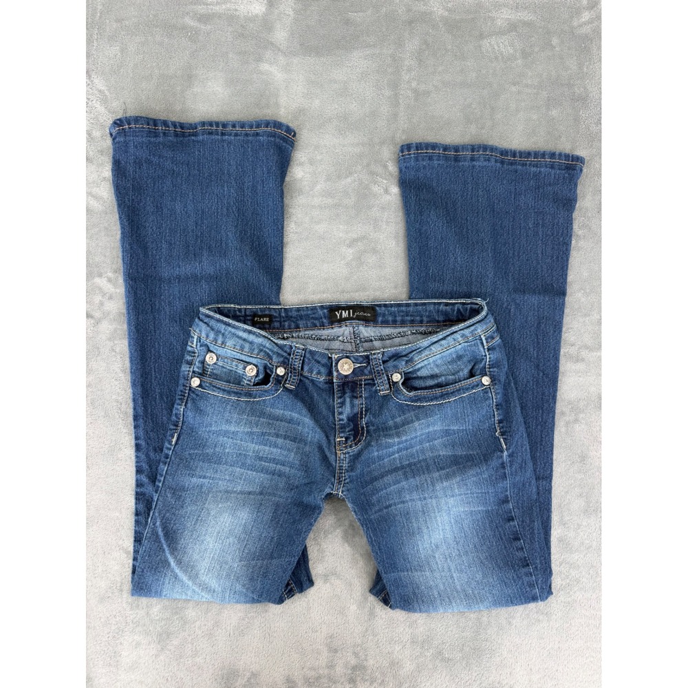YMI Low-Rise Bootcut Flare Jeans Y2K 2000s 90s Grunge Indie Sleaze Bratz Cyber 5